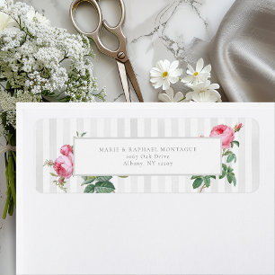Romantic Chic French Rose Botanical Wedding
