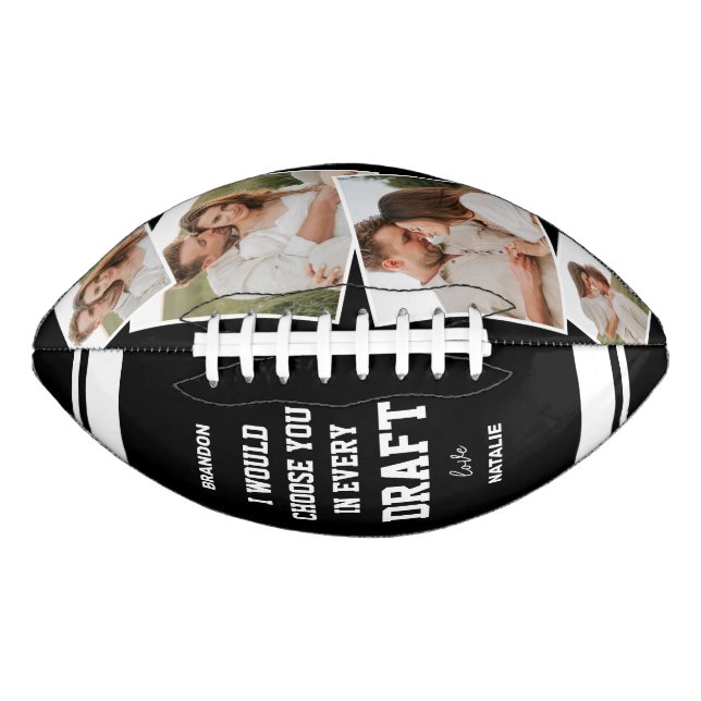 Romantic "Choose You in Every Draft" Photo American Football (Front)