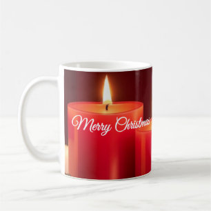 Romantic Christmas Candles - Merry Chistmas Mug
