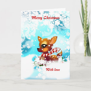 Romantic Christmas Holiday Card