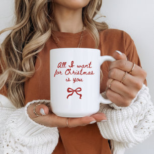 Romantic Christmas Mug Gift for Her or Girlfriend