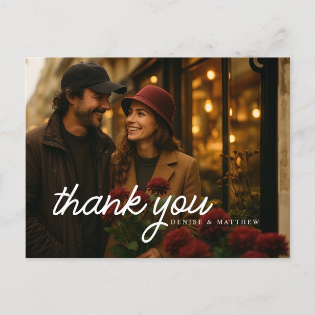 Romantic Chrysanthemum on Gossamer Pink Postcard (Front)