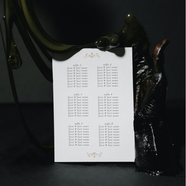 romantic classic gold monogram wedding poster (Creator Uploaded)