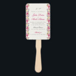 Romantic Classical Pearl Swan Floral Frame Wedding Hand Fan<br><div class="desc">Beautiful Invitation to celebrate Special occasions and festivals comes with digital and E-invitation as per your request. We would love to replicate our designs to make multiple products like rsvp cards, labels envelopes, and more. Customisation is available for ready to print on request at info@shamaurcreatif@gmail.com. Look Forward to hearing from...</div>