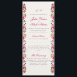 Romantic Classical Pearl Swan Floral Frame Wedding Programme<br><div class="desc">Beautiful Invitation to celebrate Special occasions and festivals comes with digital and E-invitation as per your request. We would love to replicate our designs to make multiple products like rsvp cards, labels envelopes, and more. Customisation is available for ready to print on request at info@shamaurcreatif@gmail.com. Look Forward to hearing from...</div>