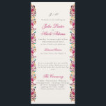 Romantic Classical Pearl Swan Floral Frame Wedding Programme<br><div class="desc">Beautiful Invitation to celebrate Special occasions and festivals comes with digital and E-invitation as per your request. We would love to replicate our designs to make multiple products like rsvp cards, labels envelopes, and more. Customisation is available for ready to print on request at info@shamaurcreatif@gmail.com. Look Forward to hearing from...</div>