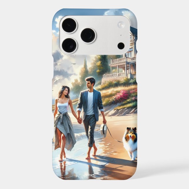 Romantic Coastal Cottage Sunset Stroll (Back)