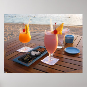 Romantic Cocktail for lovers Poster