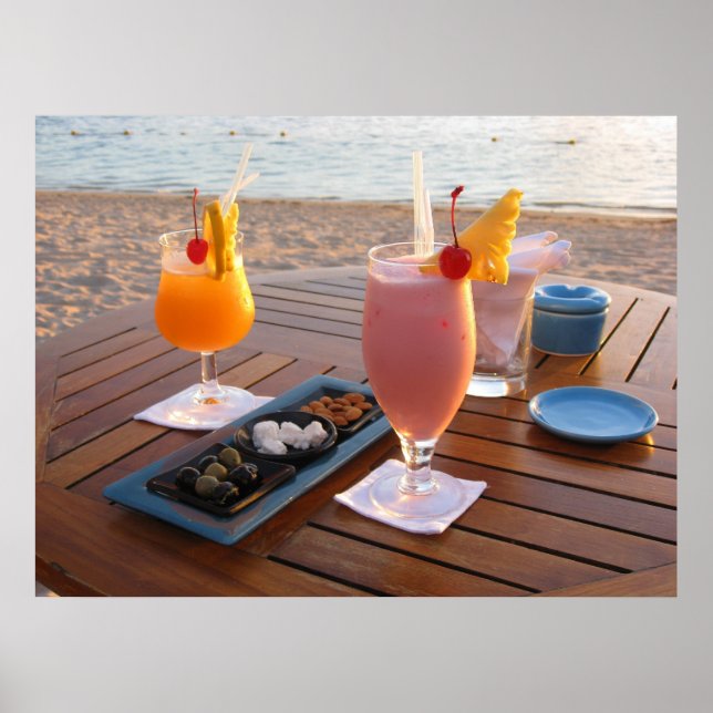 Romantic Cocktail for lovers Poster (Front)