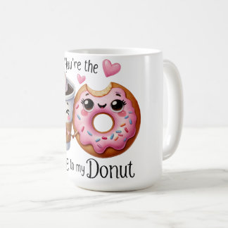 Romantic Coffee and Donut Mug