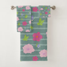 Romantic Colourful Chic Floral Pattern Trendy  Bat