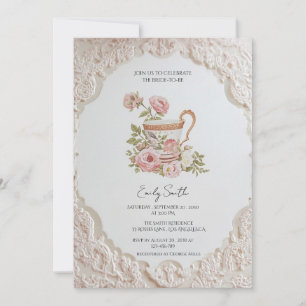 Romantic Cottagecore Bridal Shower Invitation