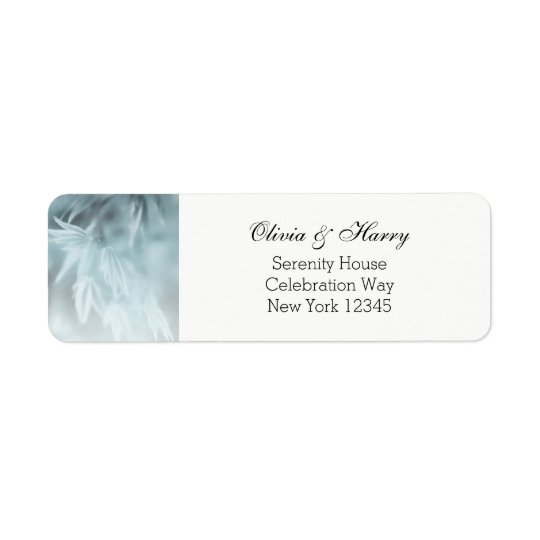 Romantic Country Wedding Return Address Labels