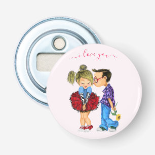 Romantic Couple Bottle Opener - Love