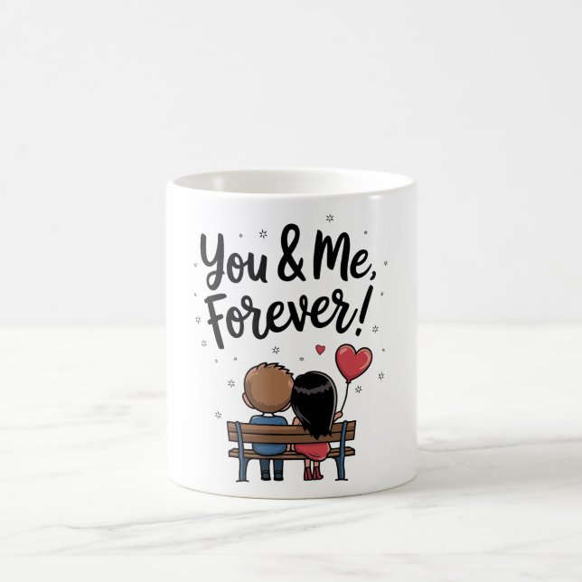 Romantic Couple Coffee Cup (Center)