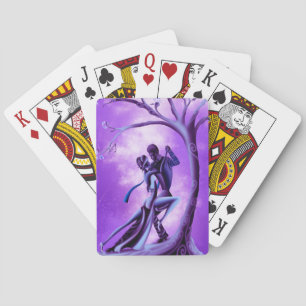 Romantic Couple Dance the Tango Playing Cards
