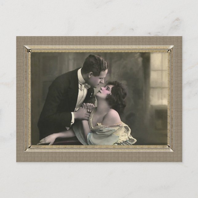 Romantic Couple - gazing in her eyes Postcard (Front)