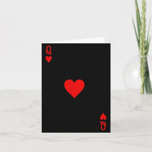 Romantic Couple Kiss Queen Of Hearts Ker Playing C Card