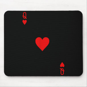 Romantic Couple Kiss Queen Of Hearts Ker Playing C Mouse Mat