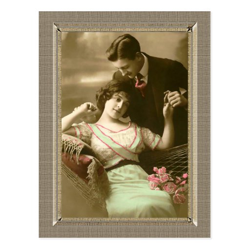 Ρομαντικό ζευγάρι - αγαπάει την αφοσίωση Κάρτα Δημοσίευση