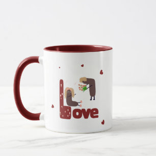 Romantic couple mug
