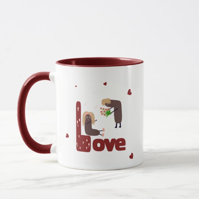 Romantic couple mug (Left)