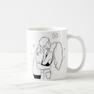 Romantic Couple Mug – Cute Gift for Lovers