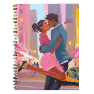 Romantic Couple Notebook – Colourful City Love Jou