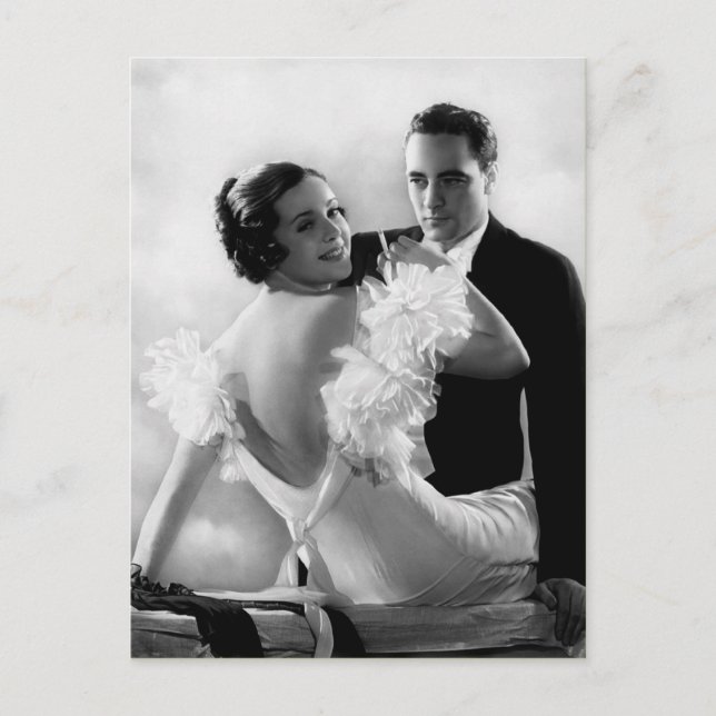 Romantic Couple Postcard (Front)