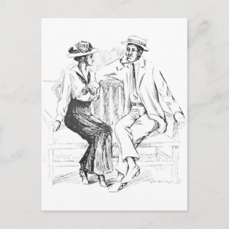 Romantic Couple Postcard