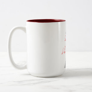 Romantic Couple Silhouette Mug - I am his