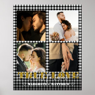 Romantic Couple True Love 4 Photo & Quote  Poster