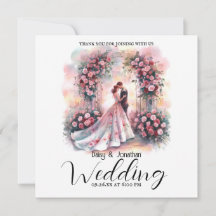 romantic couple under floral arch wedding