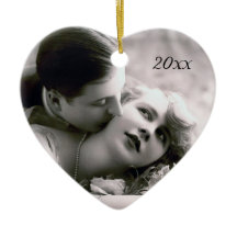 Romantic Couple Vintage Retro Photo Elegant Love
