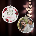 Romantic Couple Watercolor Floral Photo Wind Chime<br><div class="desc">Celebrate 10 years of love with this Romantic Couple Watercolor Floral Photo Wind Chime! Perfect for a golden anniversary, this personalised wind chime features a beautiful floral design and a custom photo, capturing cherished memories. The soft, soothing melodies and delicate watercolor flowers make it an ideal keepsake to honour a...</div>