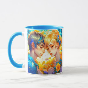 Romantic Couple's Gift   Personalized Anime Mug