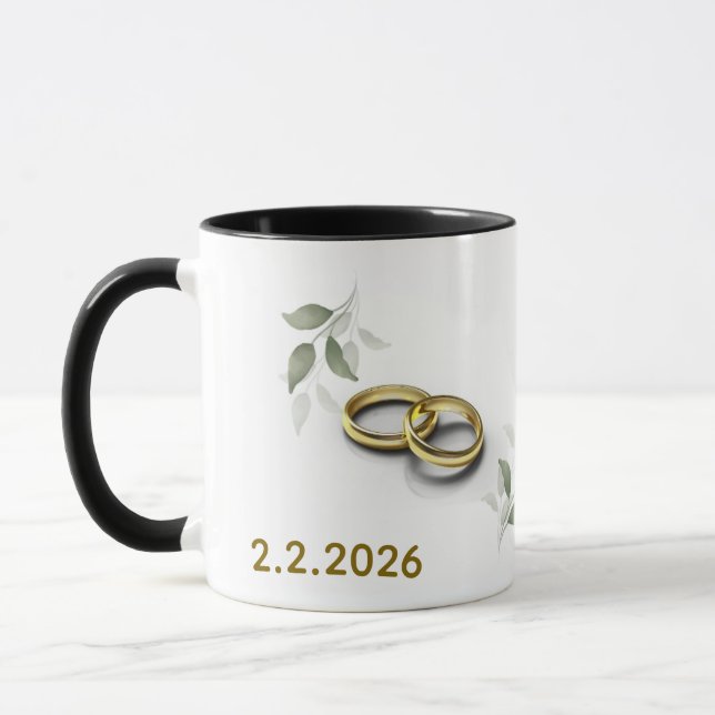 Romantic Couples Mug | His & Hers Love Coffee Cup (Left)
