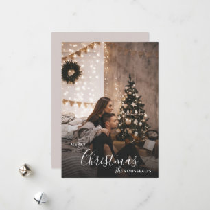 Romantic Cozy Couple Christmas Holiday Photo