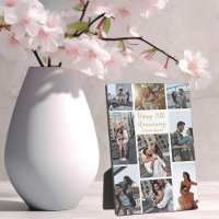 Romantic Custom Anniversary Modern Collage Photo