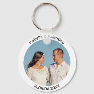 Romantic Custom Photo Keychain