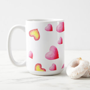Romantic Cute Red Heart     Coffee Mug