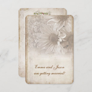 Romantic Daisy Engagement Party invite