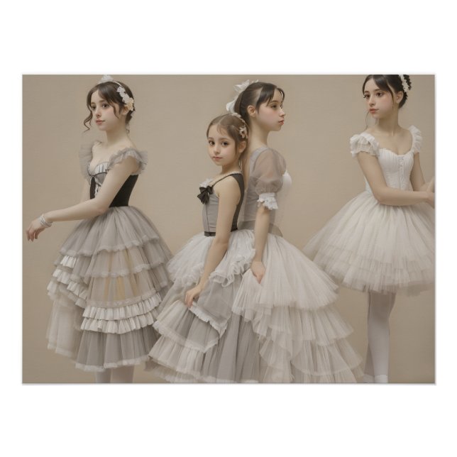 Romantic dancers poster (Front)