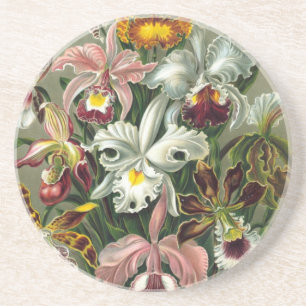 romantic date blossoms rsvp colourful chic coaster