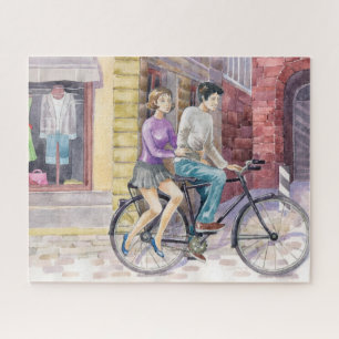 Romantic date jigsaw puzzle