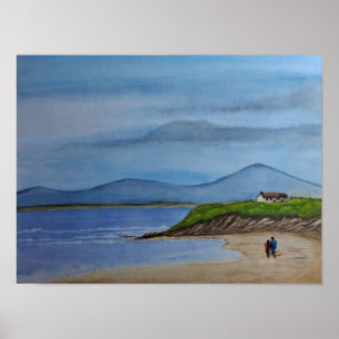 Romantic Day at the Beach Poster