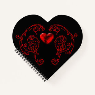 Romantic, Delicate Goth Notebook