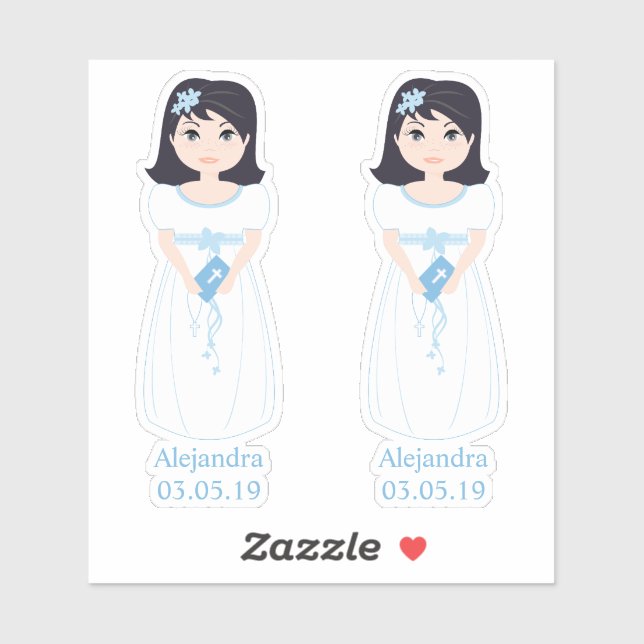 Romantic Design Communion Niña with Orla Floral (Sheet)