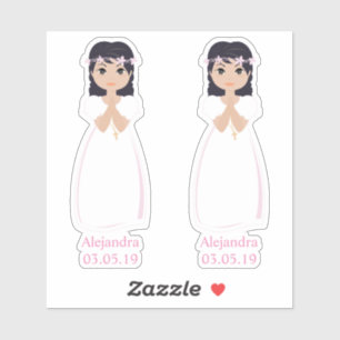 Romantic Design Communion Niña with Orla Rosa