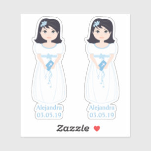 Romantic design Young Communion with Floral